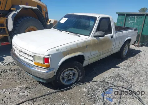 1992 Dodge Dakota из США, поврежденный, VIN 1B7GL26X9NS542473